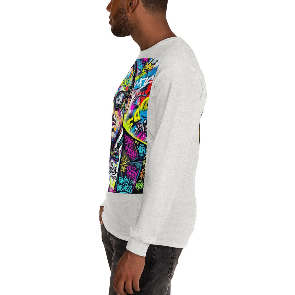 BlackStamp The Godfather Men’s Long Sleeve Shirt graphic t-shirt, product image 54