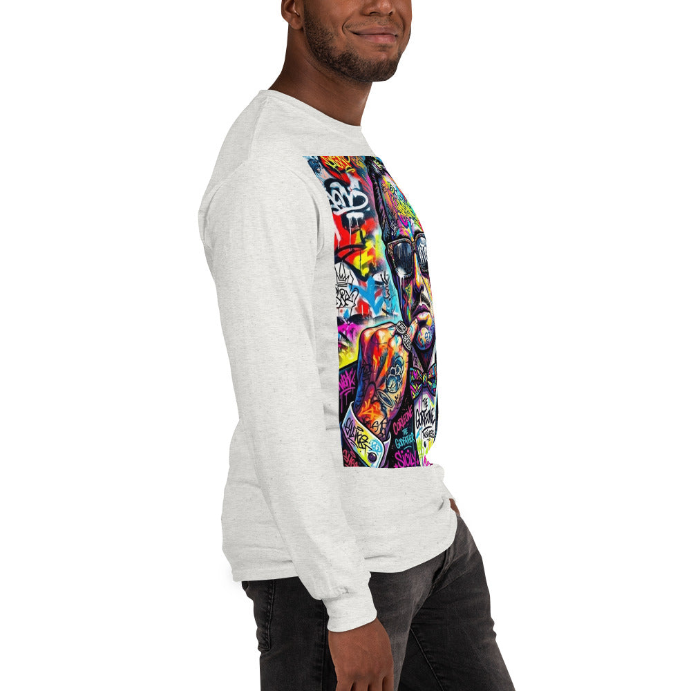BlackStamp The Godfather Men’s Long Sleeve Shirt graphic t-shirt, product image 65