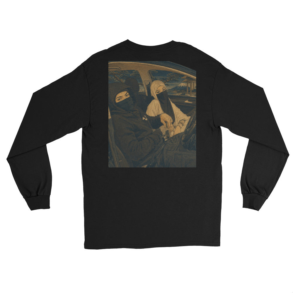 BlackStamp Ski mask Girl Men’s Long Sleeve Shirt graphic t-shirt, product image 2