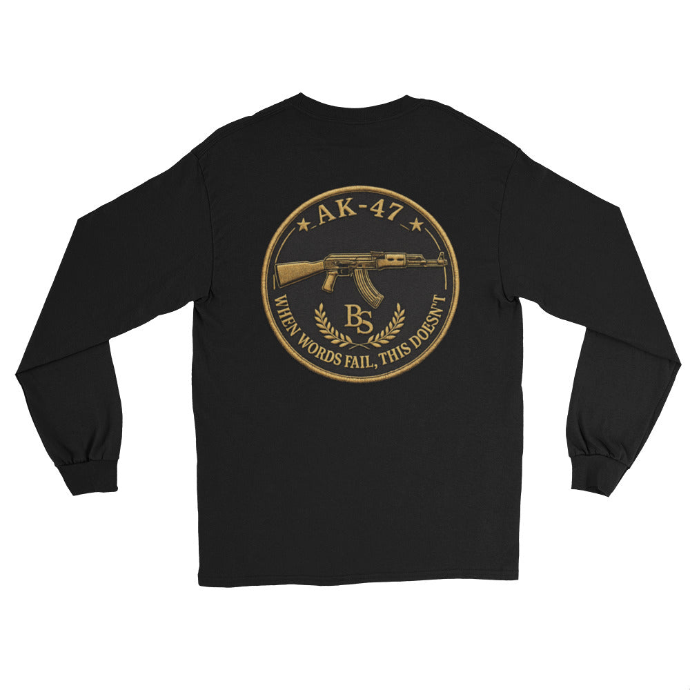 BlackStamp The Godfather Men’s Long Sleeve Shirt graphic t-shirt, product image 1