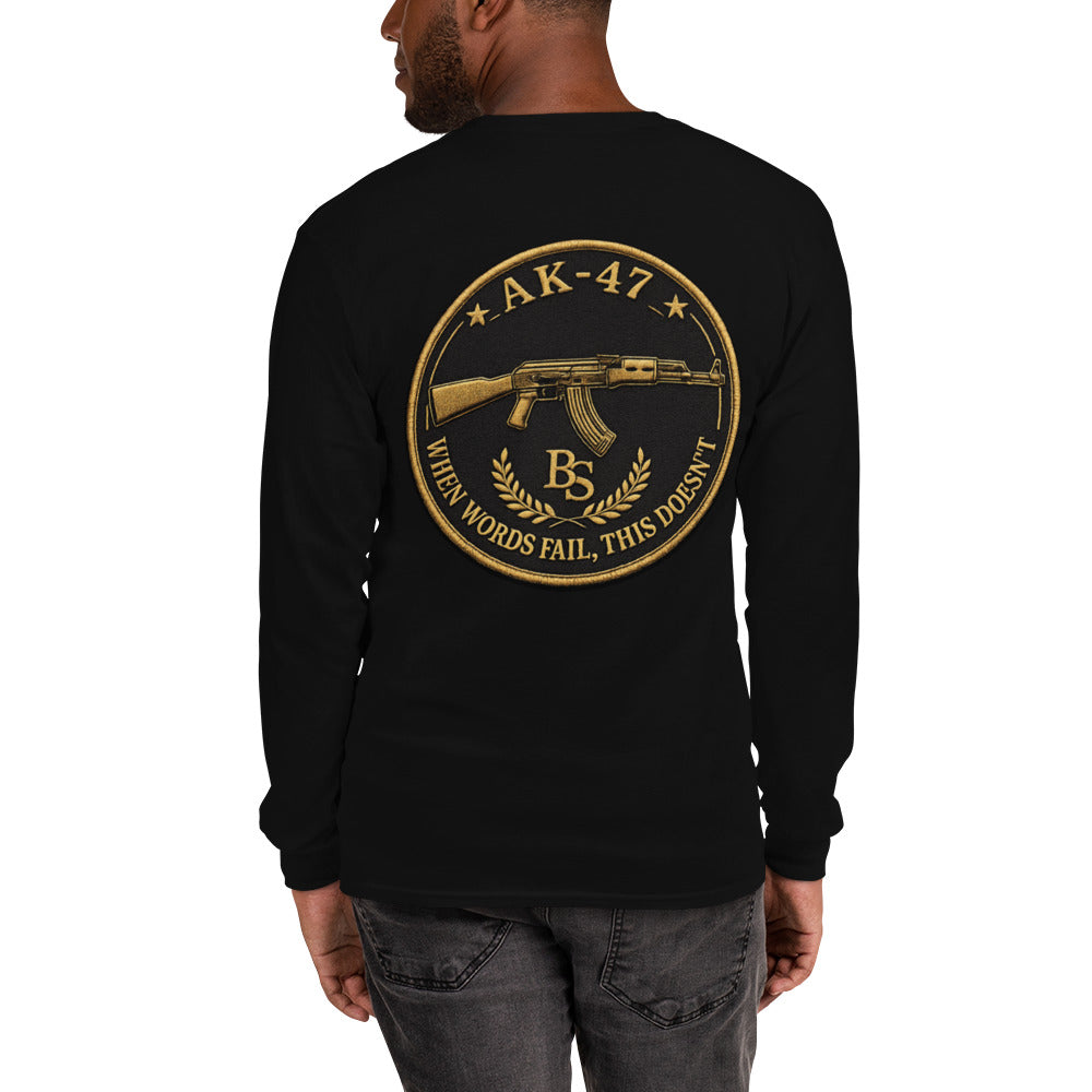 BlackStamp The Godfather Men’s Long Sleeve Shirt graphic t-shirt, product image 34