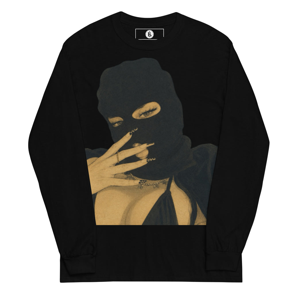 BlackStamp Ski mask Girl Men’s Long Sleeve Shirt graphic t-shirt, product image 15