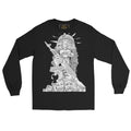 BlackStamp Statue of Justice with AK-47 Men’s Long Sleeve Shirt graphic t-shirt, product image 1