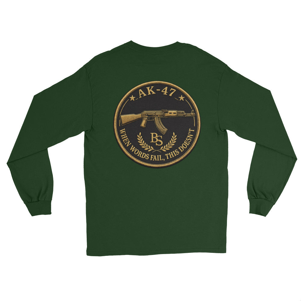 BlackStamp The Godfather Men’s Long Sleeve Shirt graphic t-shirt, product image 4