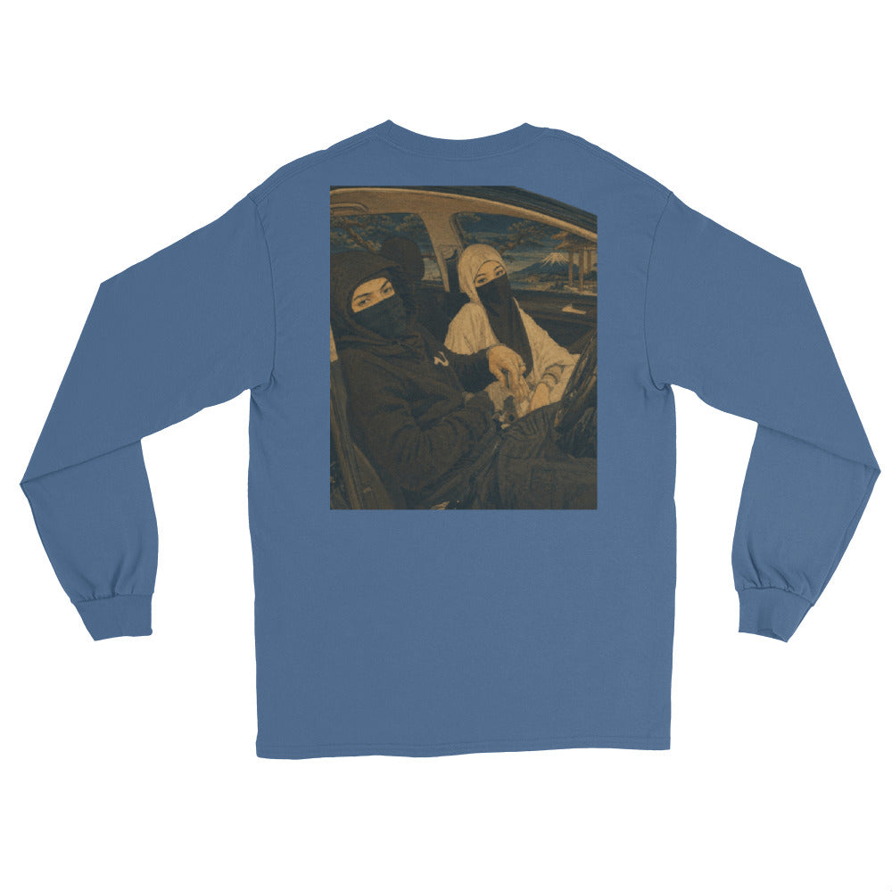 BlackStamp Ski mask Girl Men’s Long Sleeve Shirt graphic t-shirt, product image 5