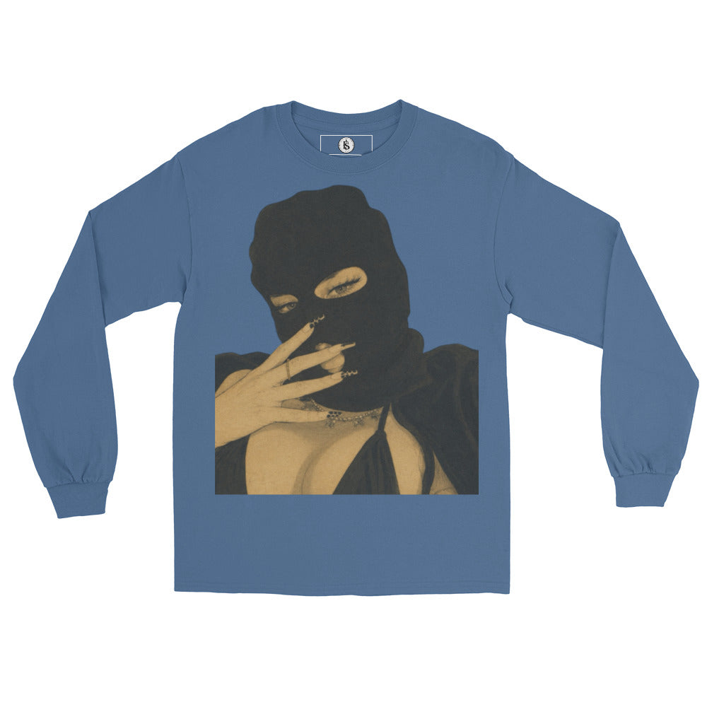BlackStamp Ski mask Girl Men’s Long Sleeve Shirt graphic t-shirt, product image 11