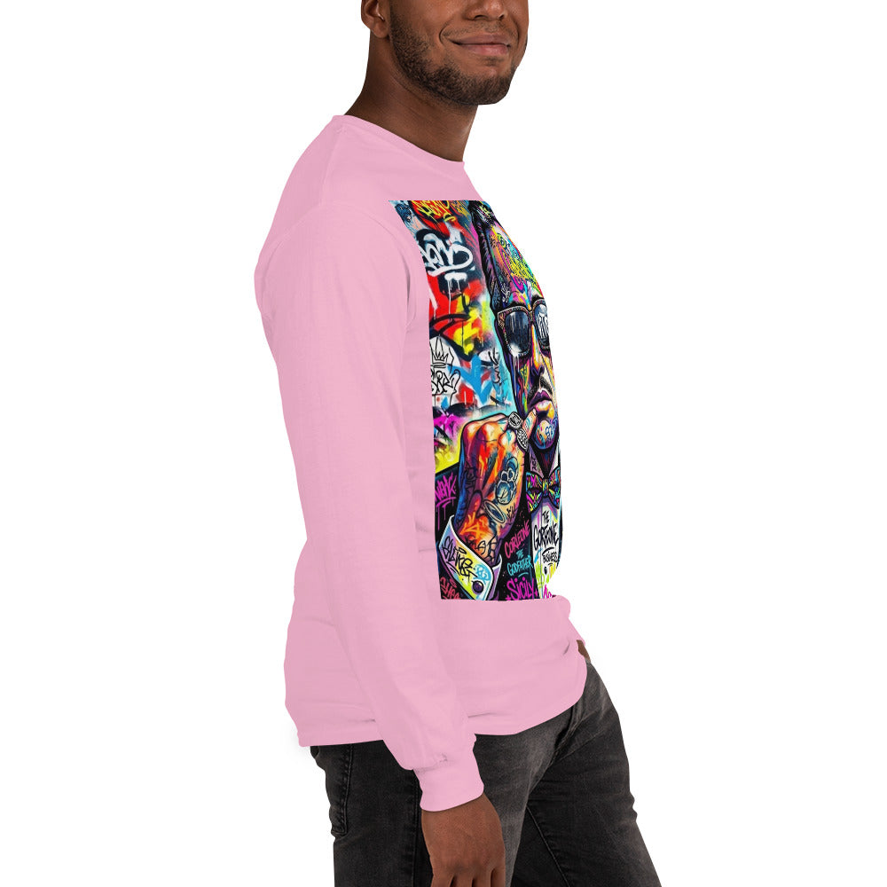 BlackStamp The Godfather Men’s Long Sleeve Shirt graphic t-shirt, product image 64