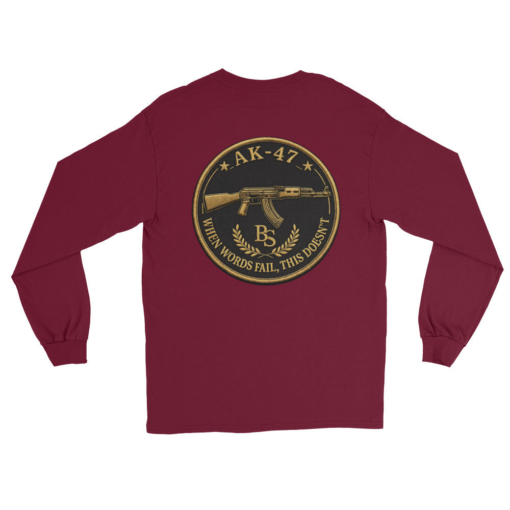 BlackStamp The Godfather Men’s Long Sleeve Shirt graphic t-shirt, product image 3