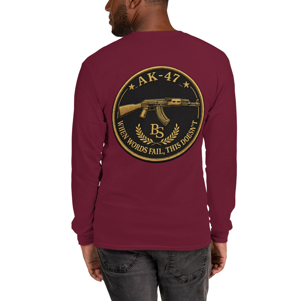BlackStamp The Godfather Men’s Long Sleeve Shirt graphic t-shirt, product image 36