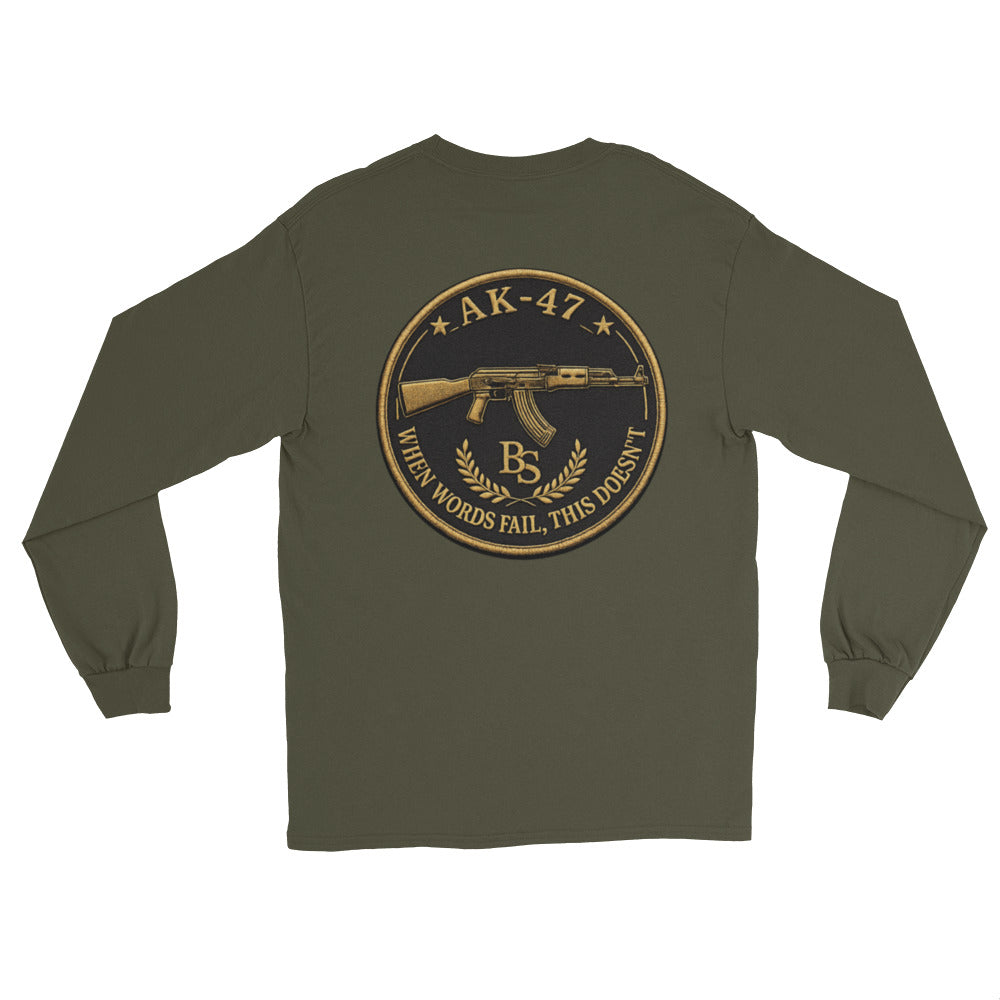BlackStamp The Godfather Men’s Long Sleeve Shirt graphic t-shirt, product image 6