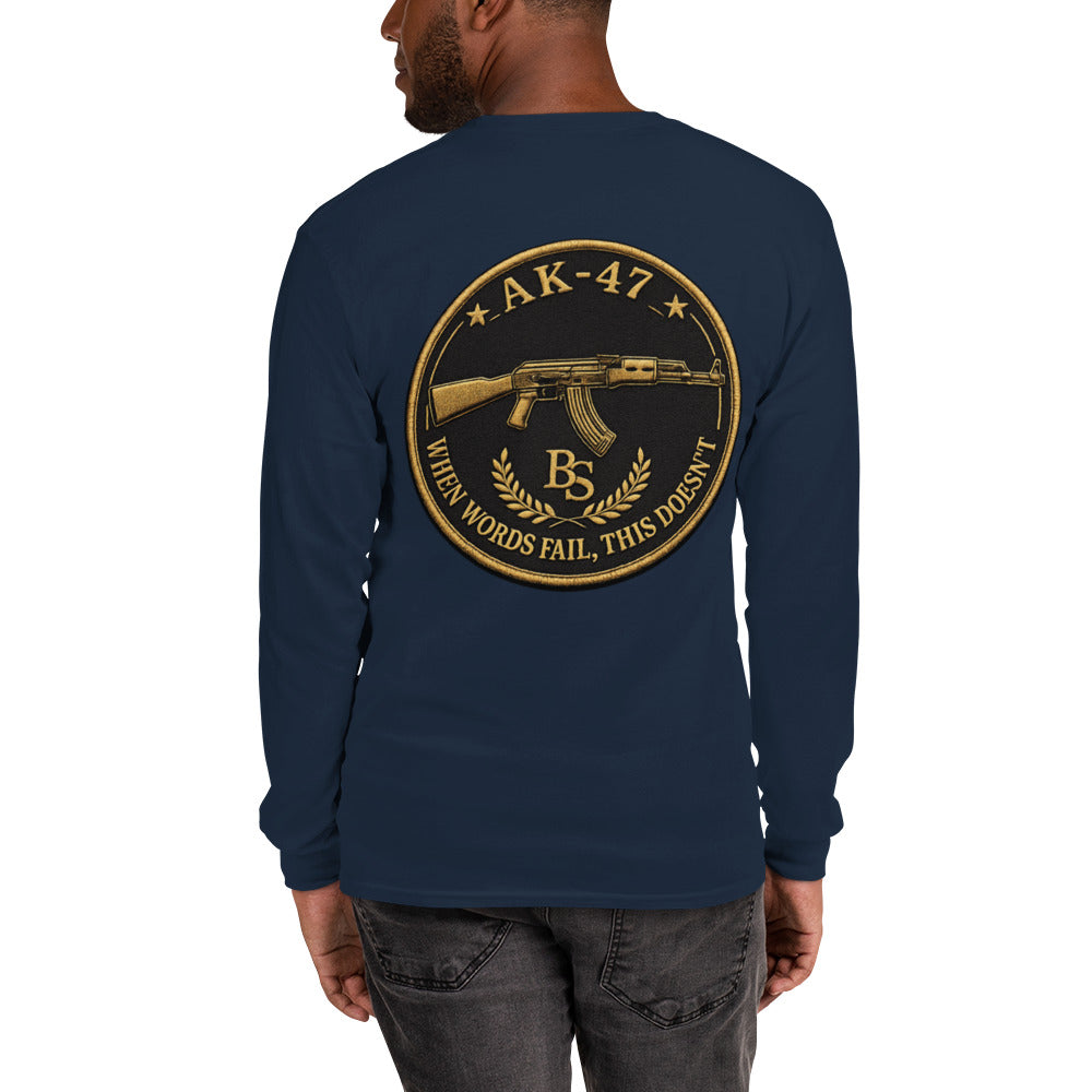 BlackStamp The Godfather Men’s Long Sleeve Shirt graphic t-shirt, product image 35