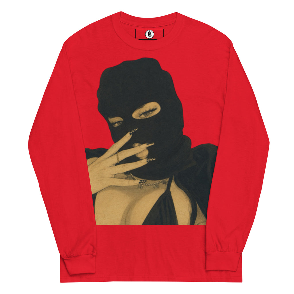 BlackStamp Ski mask Girl Men’s Long Sleeve Shirt graphic t-shirt, product image 16