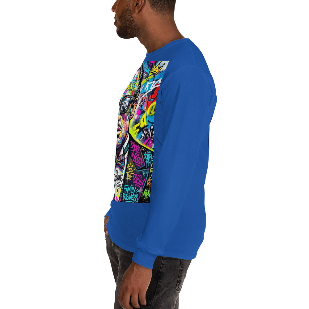 BlackStamp The Godfather Men’s Long Sleeve Shirt graphic t-shirt, product image 49