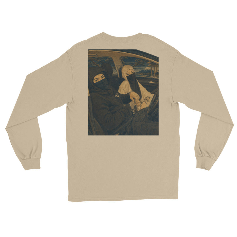 BlackStamp Ski mask Girl Men’s Long Sleeve Shirt graphic t-shirt, product image 7