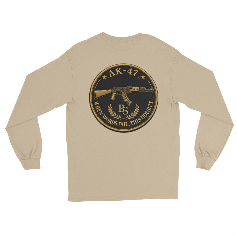 BlackStamp The Godfather Men’s Long Sleeve Shirt graphic t-shirt, product image 8
