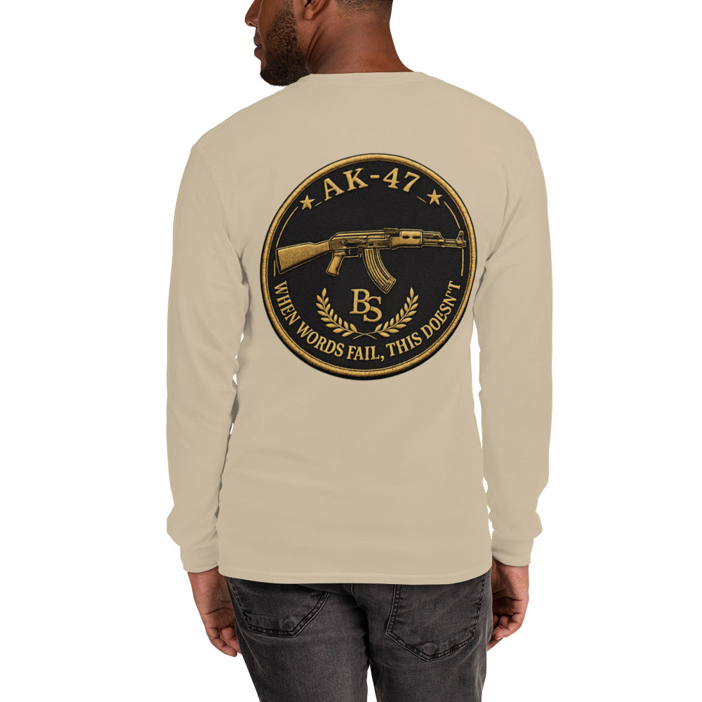 BlackStamp The Godfather Men’s Long Sleeve Shirt graphic t-shirt, product image 41