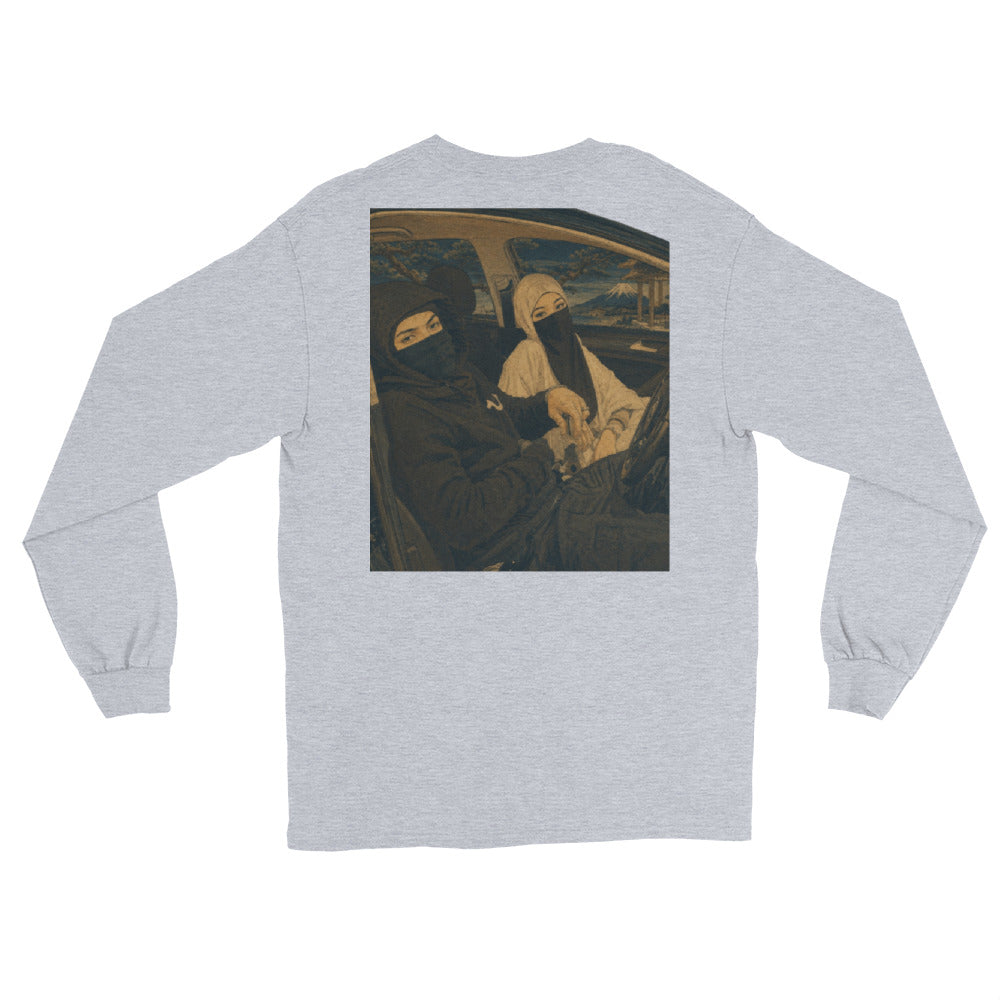 BlackStamp Ski mask Girl Men’s Long Sleeve Shirt graphic t-shirt, product image 6