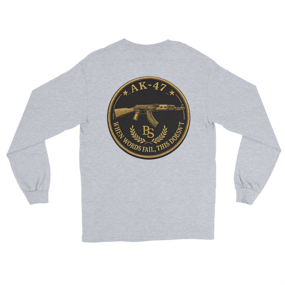 BlackStamp The Godfather Men’s Long Sleeve Shirt graphic t-shirt, product image 7