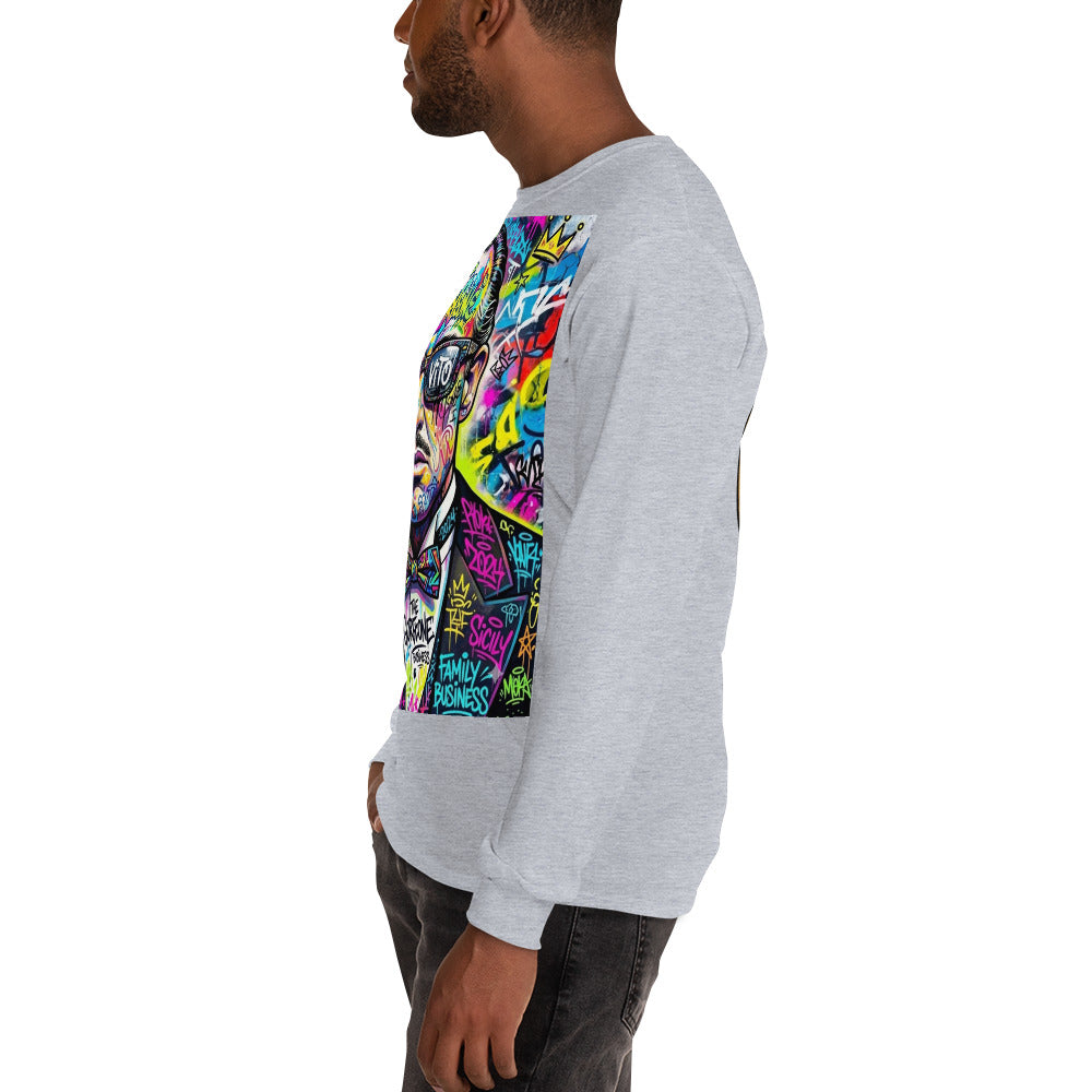 BlackStamp The Godfather Men’s Long Sleeve Shirt graphic t-shirt, product image 51