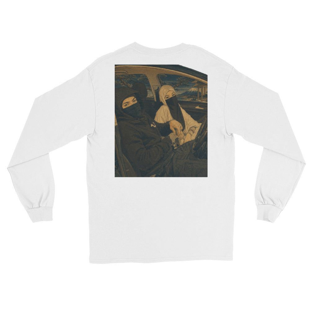 BlackStamp Ski mask Girl Men’s Long Sleeve Shirt graphic t-shirt, product image 8