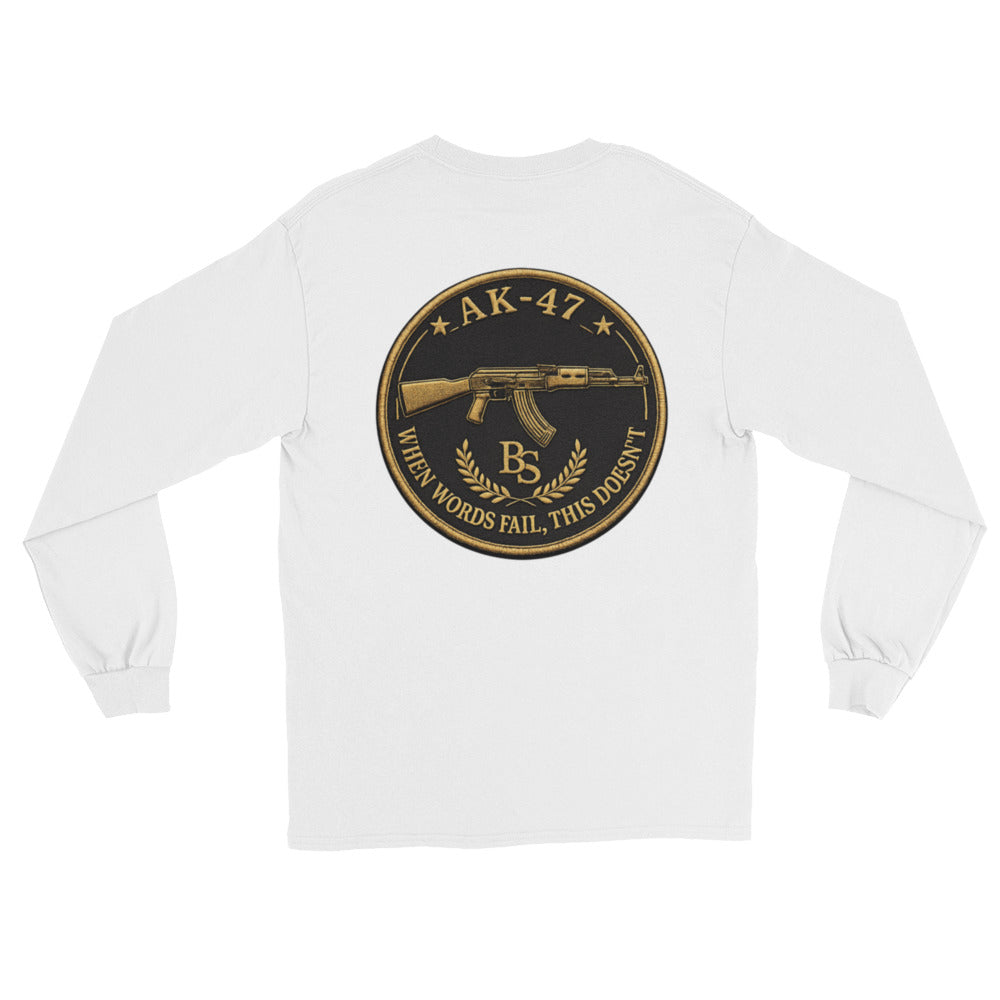 BlackStamp The Godfather Men’s Long Sleeve Shirt graphic t-shirt, product image 11