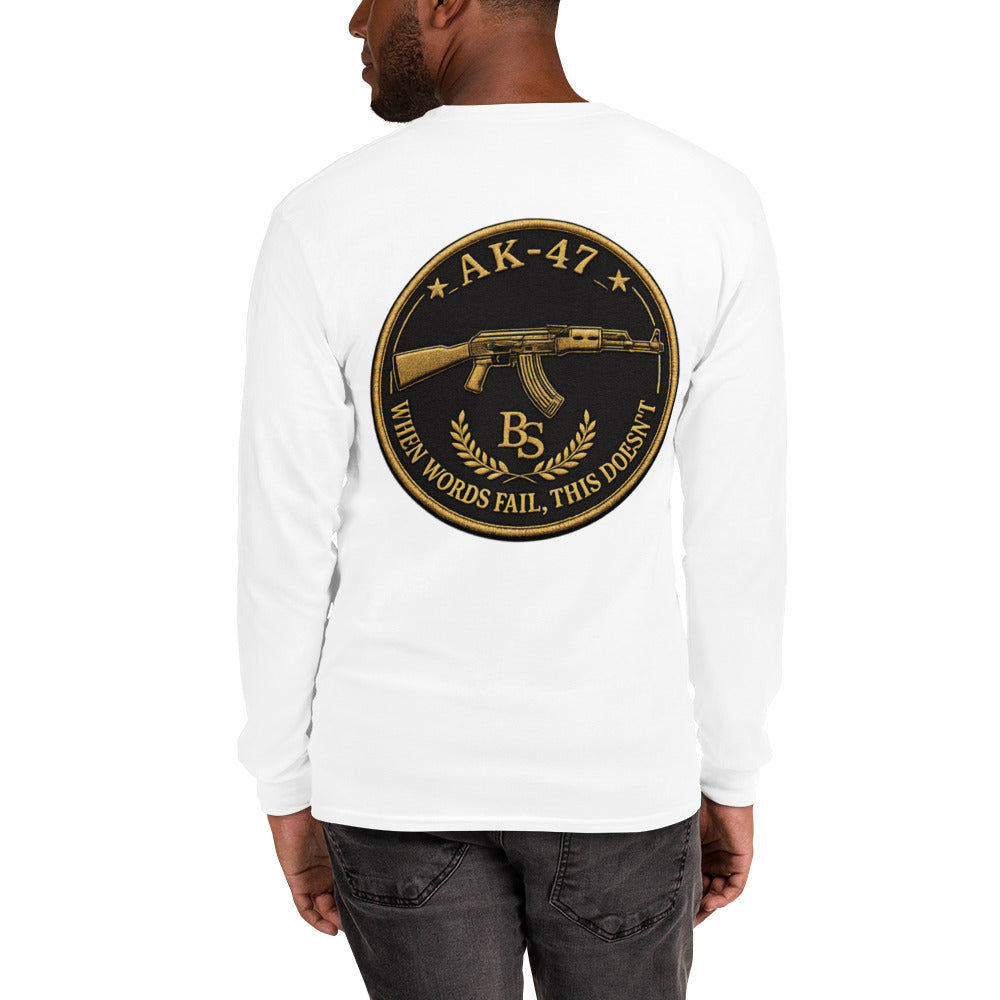 BlackStamp The Godfather Men’s Long Sleeve Shirt graphic t-shirt, product image 44