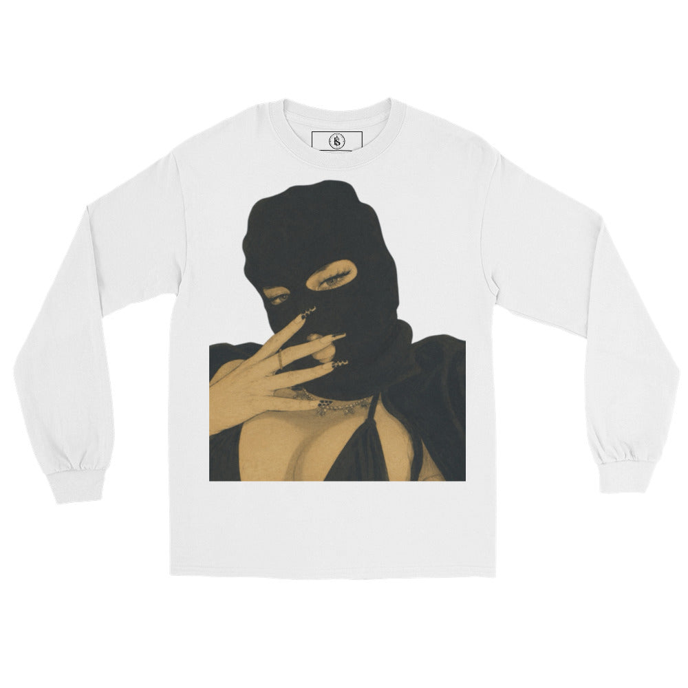 BlackStamp Ski mask Girl Men’s Long Sleeve Shirt graphic t-shirt, product image 14