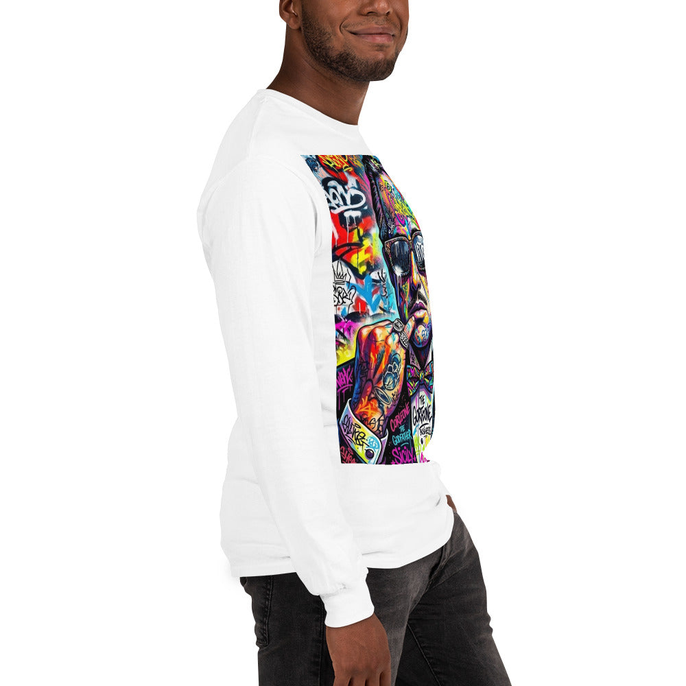 BlackStamp The Godfather Men’s Long Sleeve Shirt graphic t-shirt, product image 66