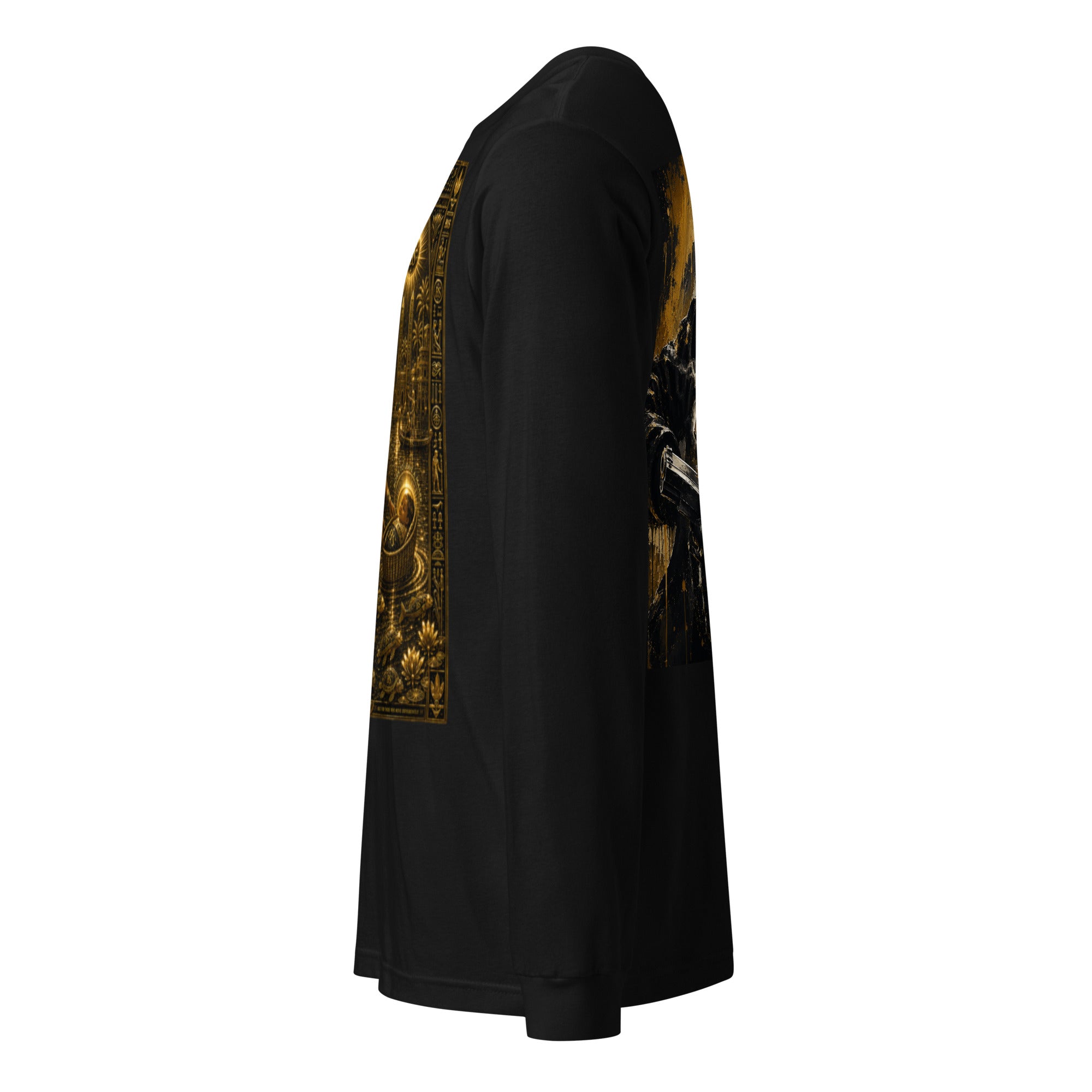BlackStamp Gunman Unisex Long Sleeve Tee graphic t-shirt, product image 19