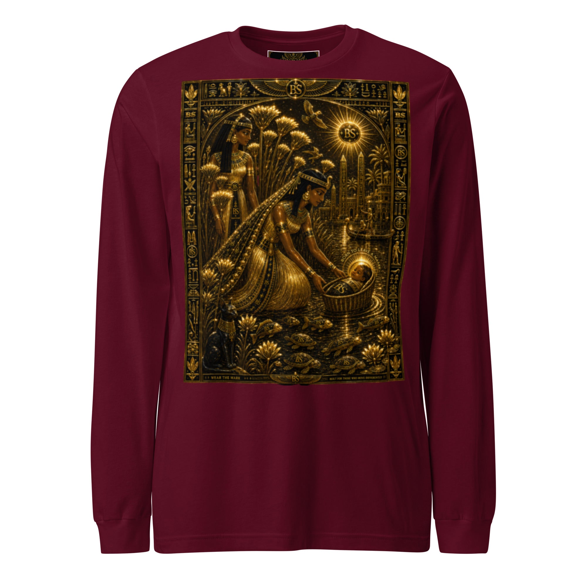 BlackStamp Gunman Unisex Long Sleeve Tee graphic t-shirt, product image 4