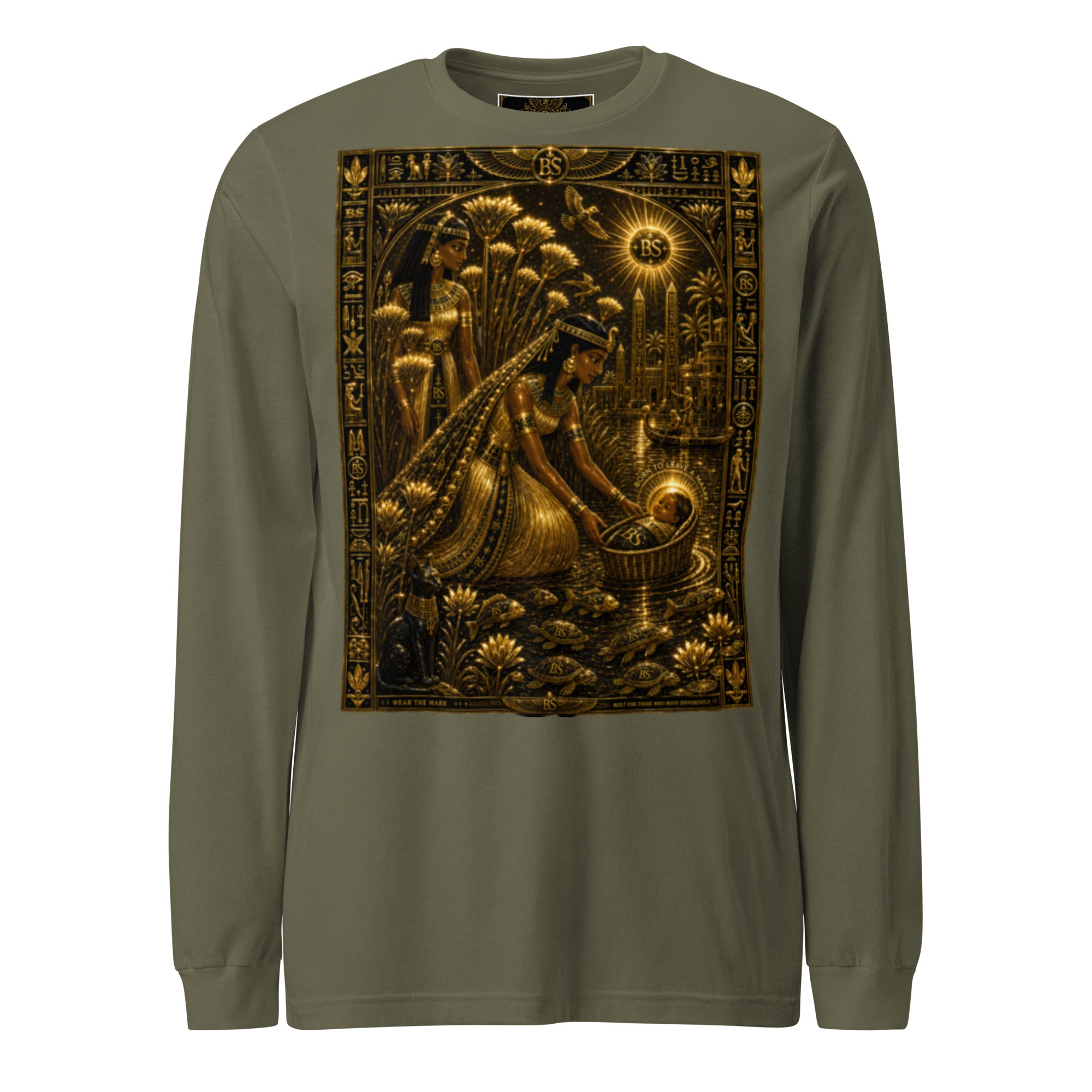 BlackStamp Gunman Unisex Long Sleeve Tee graphic t-shirt, product image 8