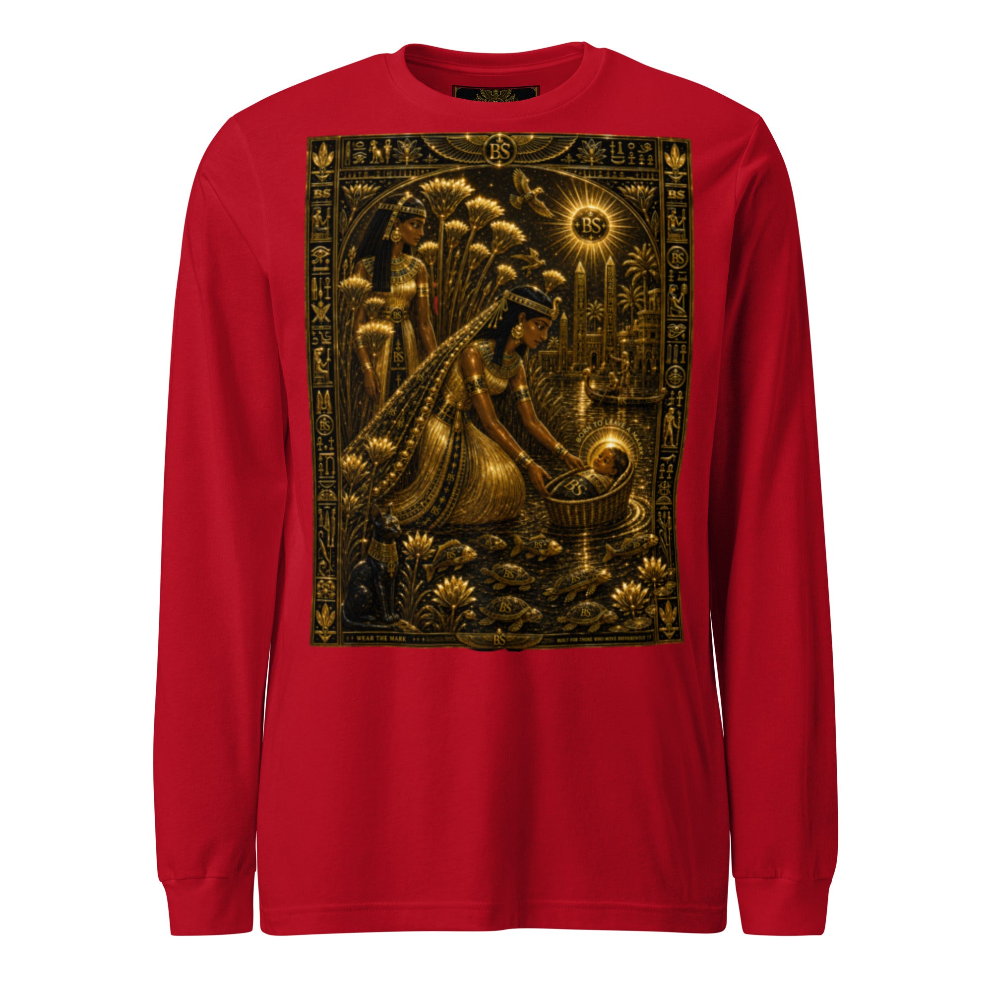 BlackStamp Gunman Unisex Long Sleeve Tee graphic t-shirt, product image 5