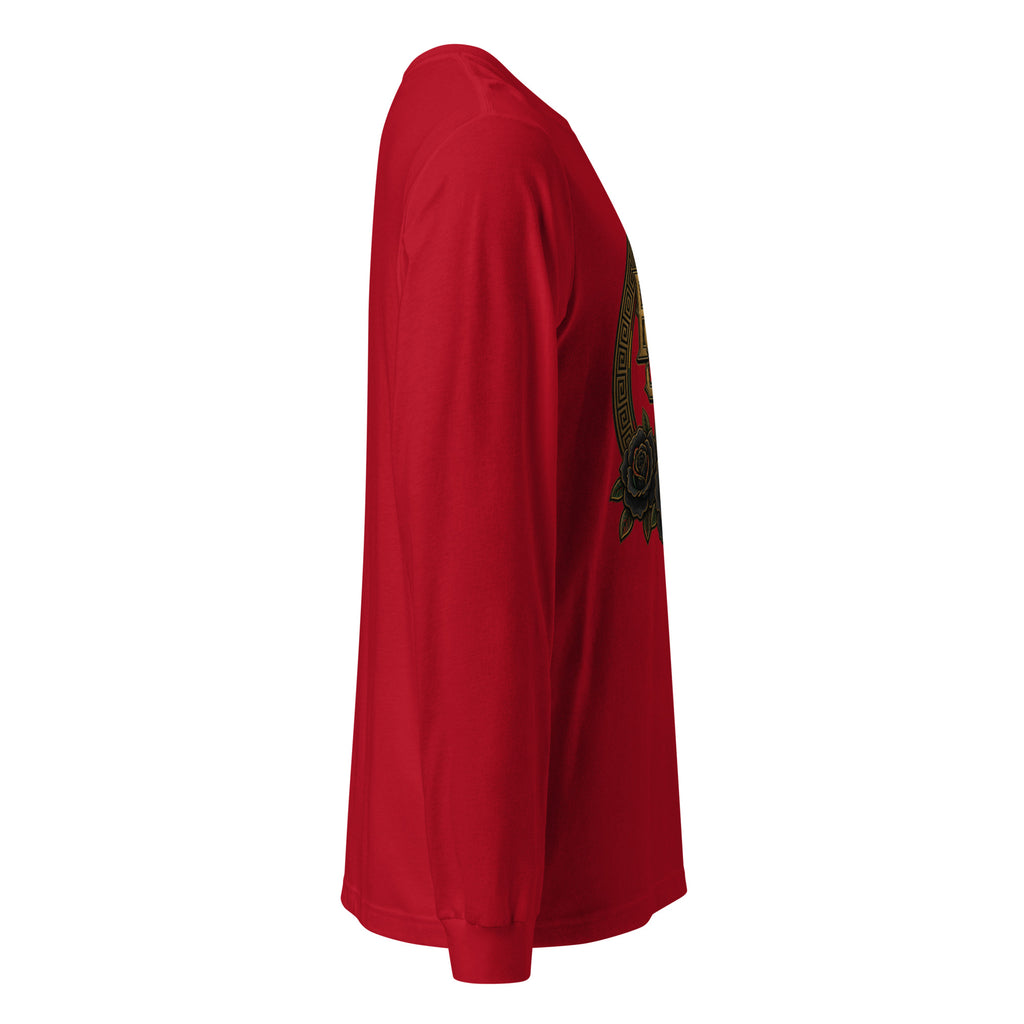 BlackStamp Gunman Mary Jane Lips Unisex Long Sleeve Tee graphic t-shirt, product image 17