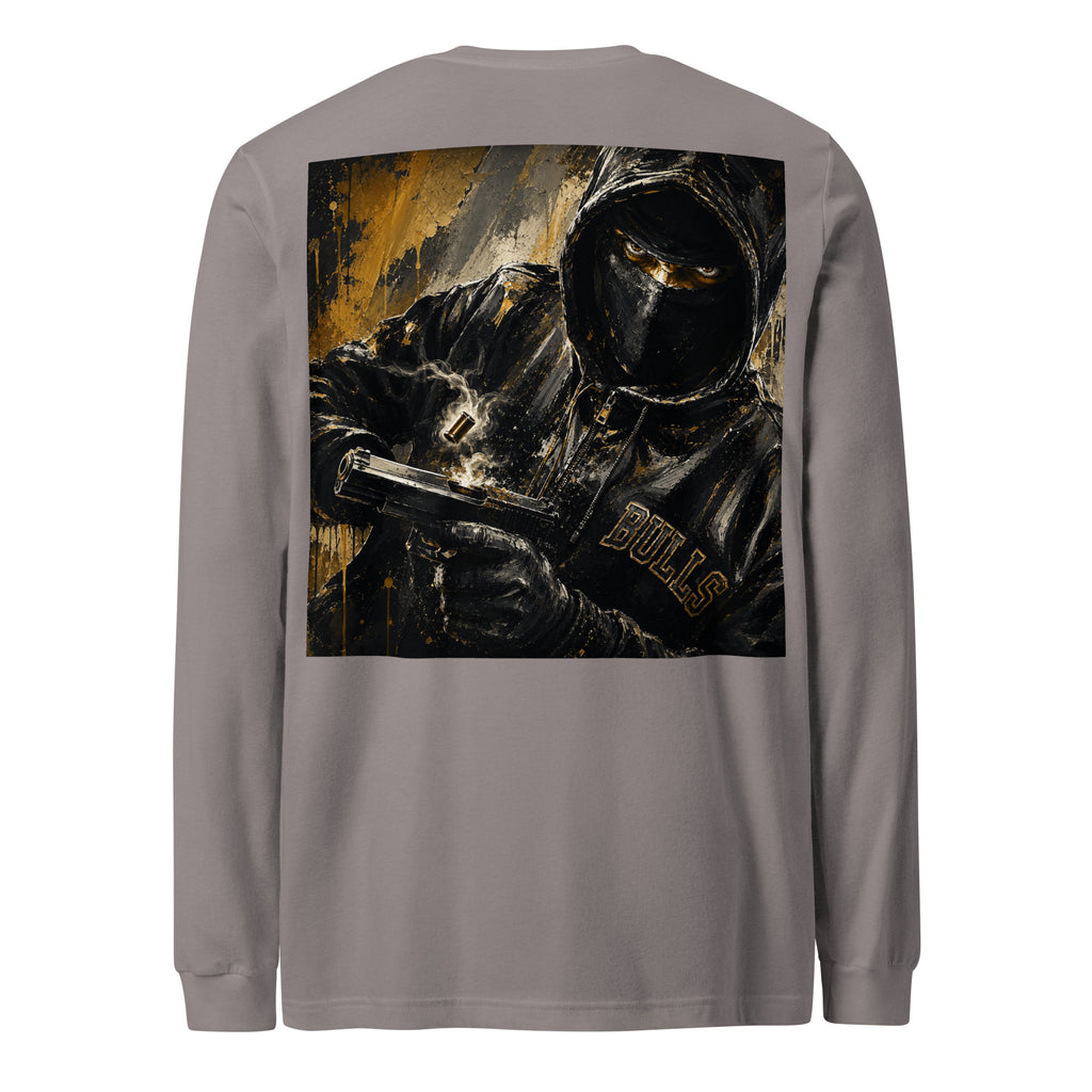 BlackStamp Gunman Unisex Long Sleeve Tee graphic t-shirt, product image 17