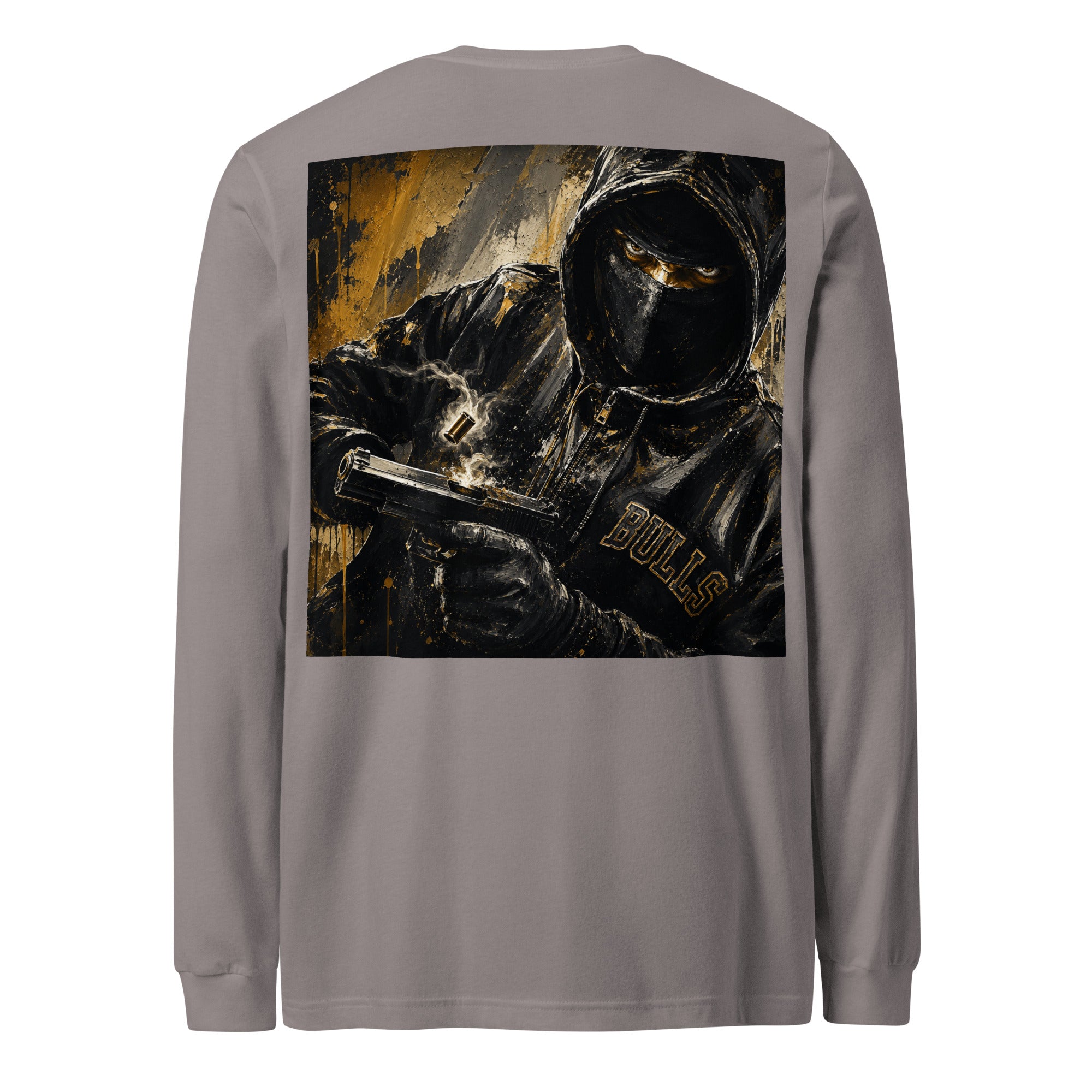 BlackStamp Gunman Unisex Long Sleeve Tee graphic t-shirt, product image 17
