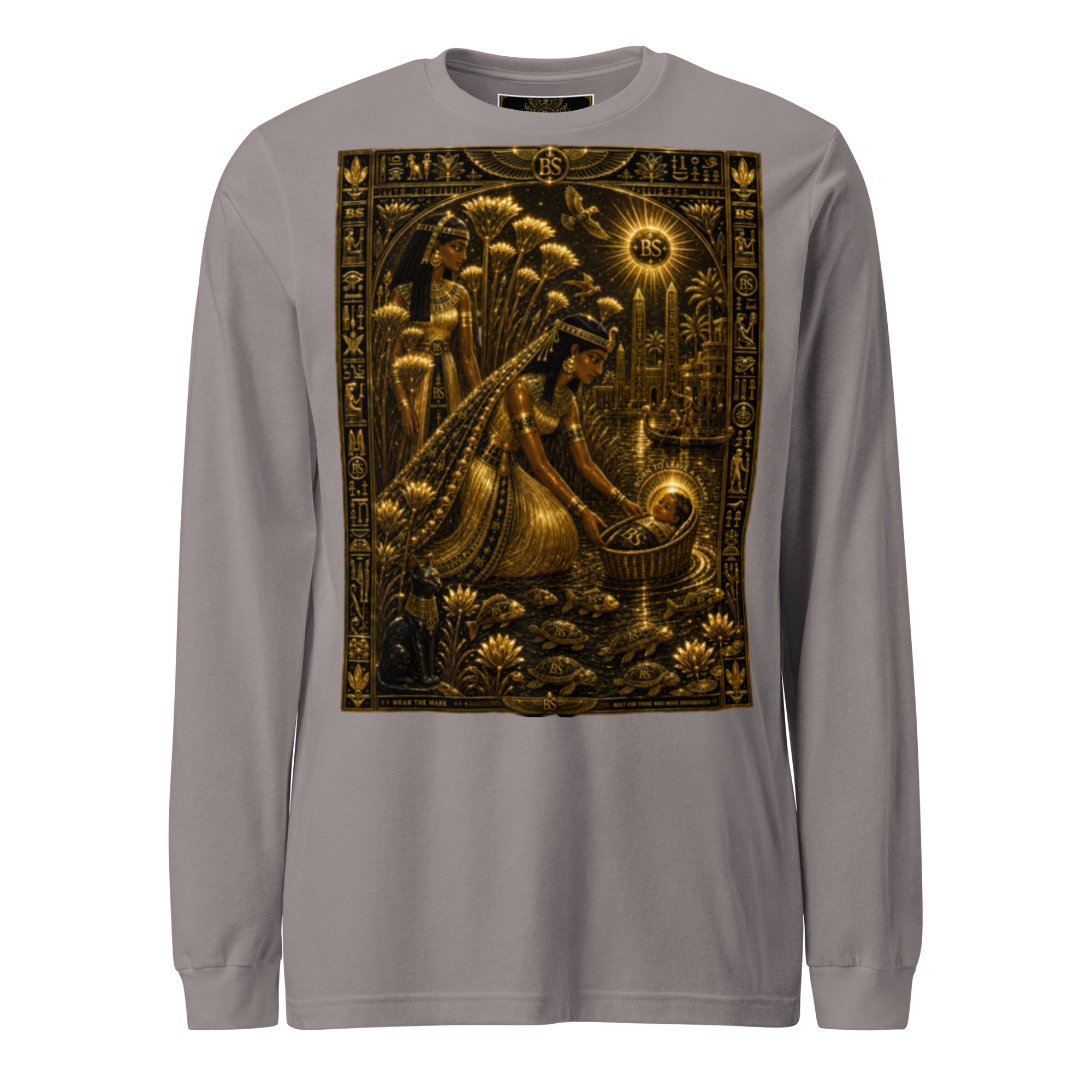 BlackStamp Gunman Unisex Long Sleeve Tee graphic t-shirt, product image 9