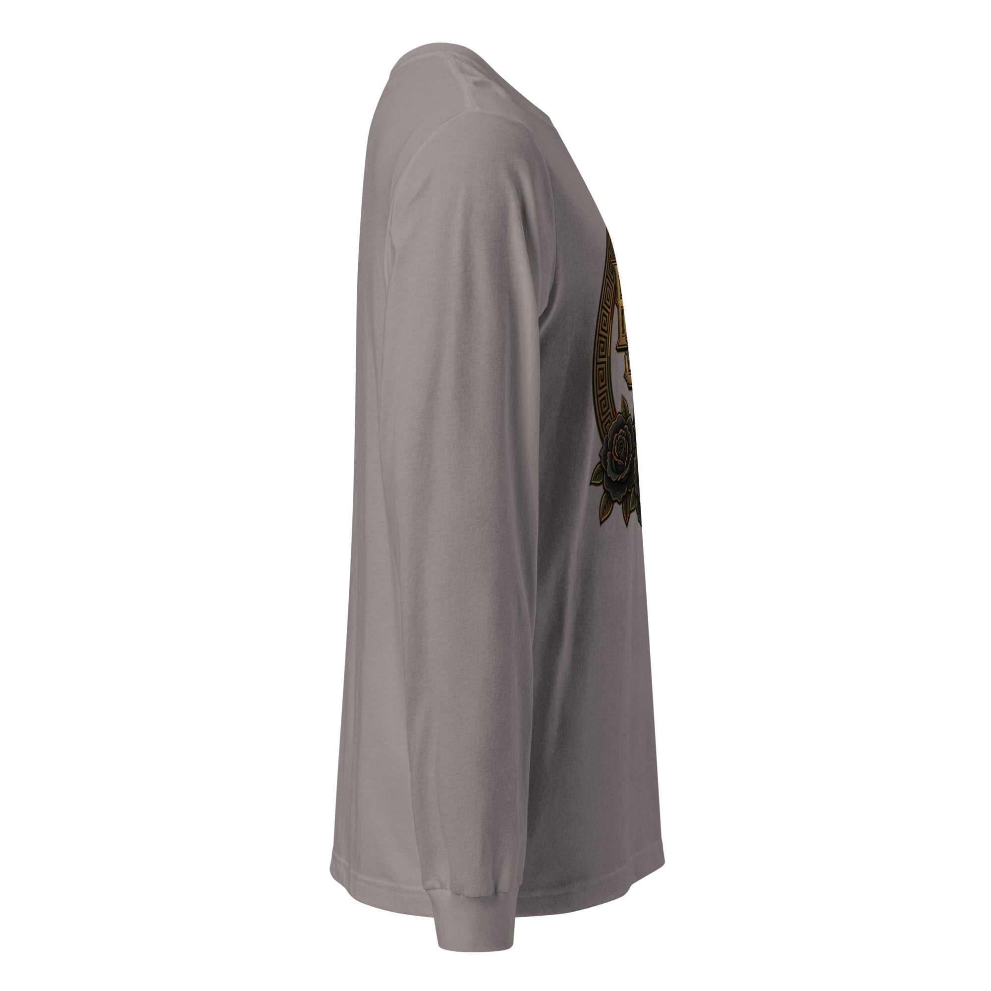 BlackStamp Gunman Mary Jane Lips Unisex Long Sleeve Tee graphic t-shirt, product image 19
