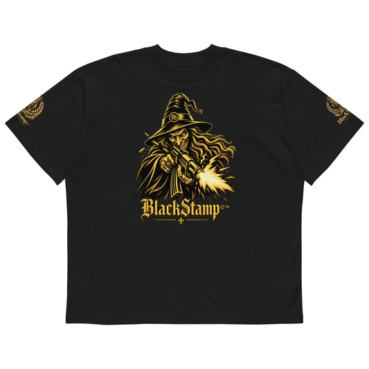 BlackStamp©™ Organic Oversized High-Neck T-Shirt 001 – Produktansicht 1