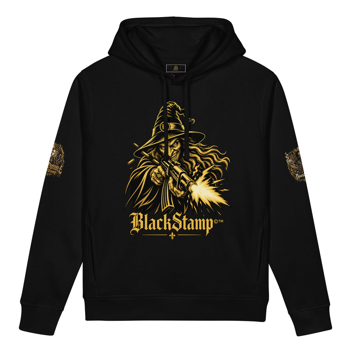 BlackStamp©™ Organic Side-Pocket Hoodie 002 – Produktansicht 1