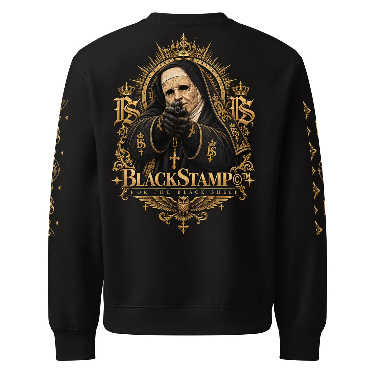 BlackStamp©™ Sweatshirt 001 – Produktansicht 2
