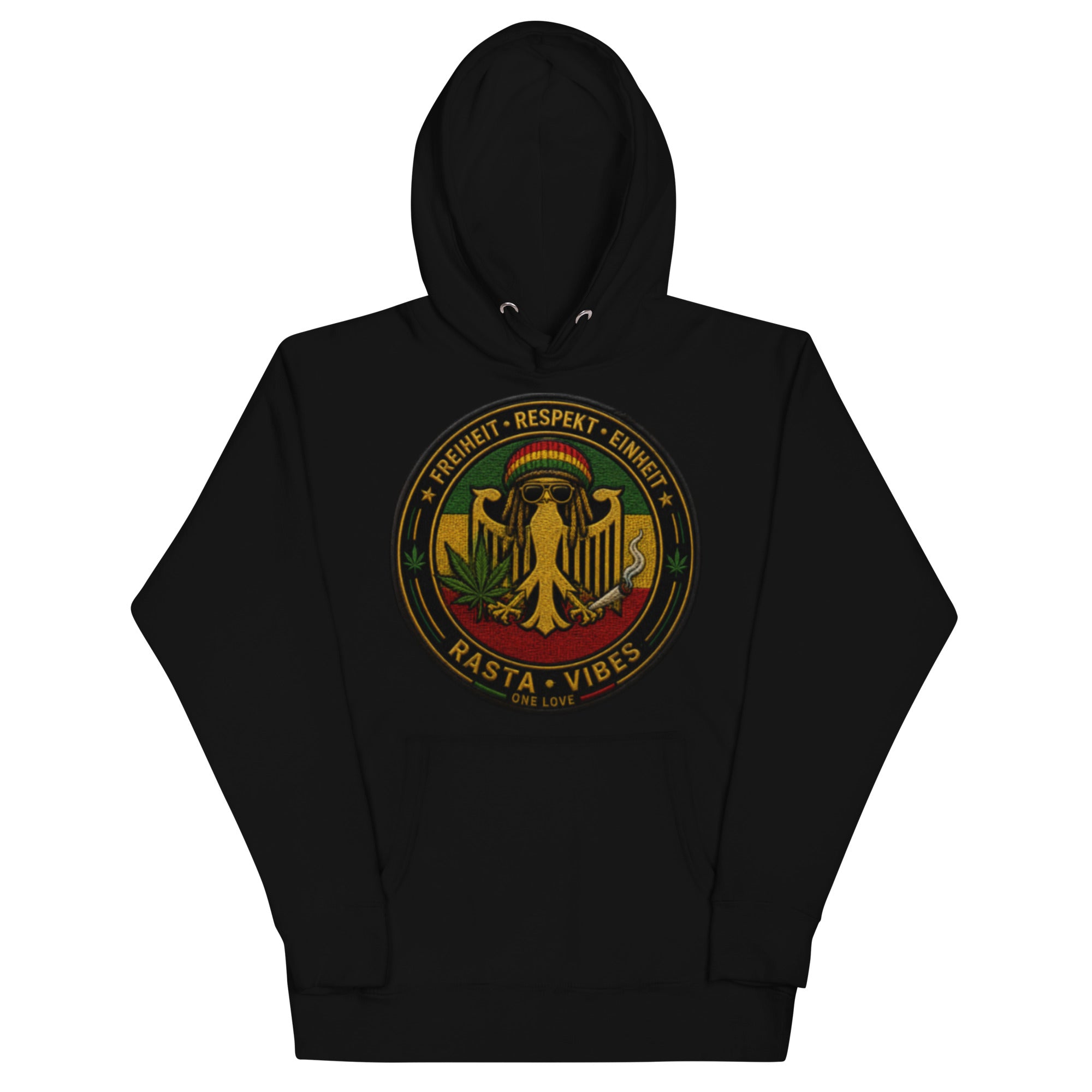 BlackStamp Rastafari Eagle Hoodie premium hoodie, product image 1