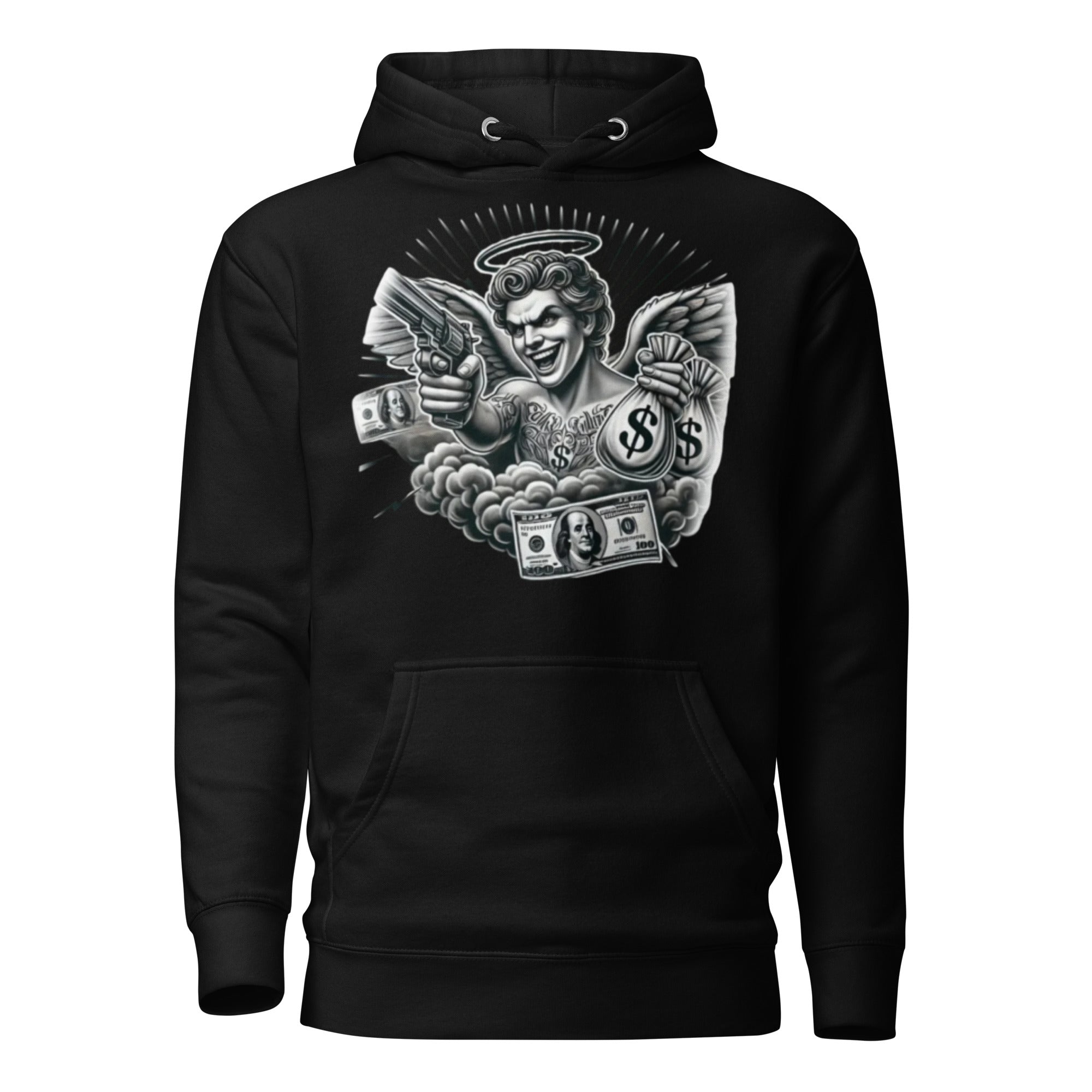 BlackStamp Hood Angel Hoodie premium hoodie, product image 2