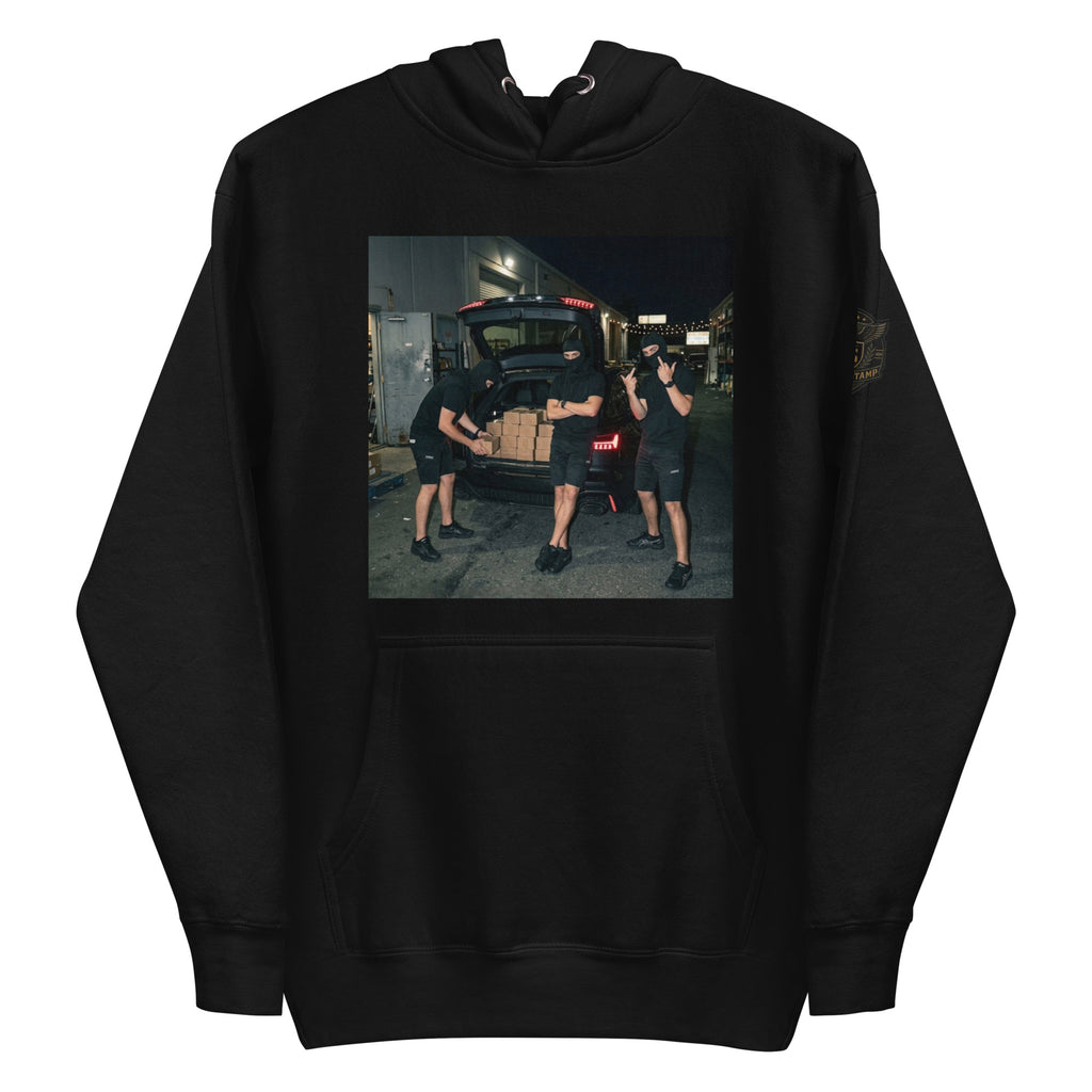 BlackStamp Crime Chaos Unisex Hoodie premium hoodie, product image 1