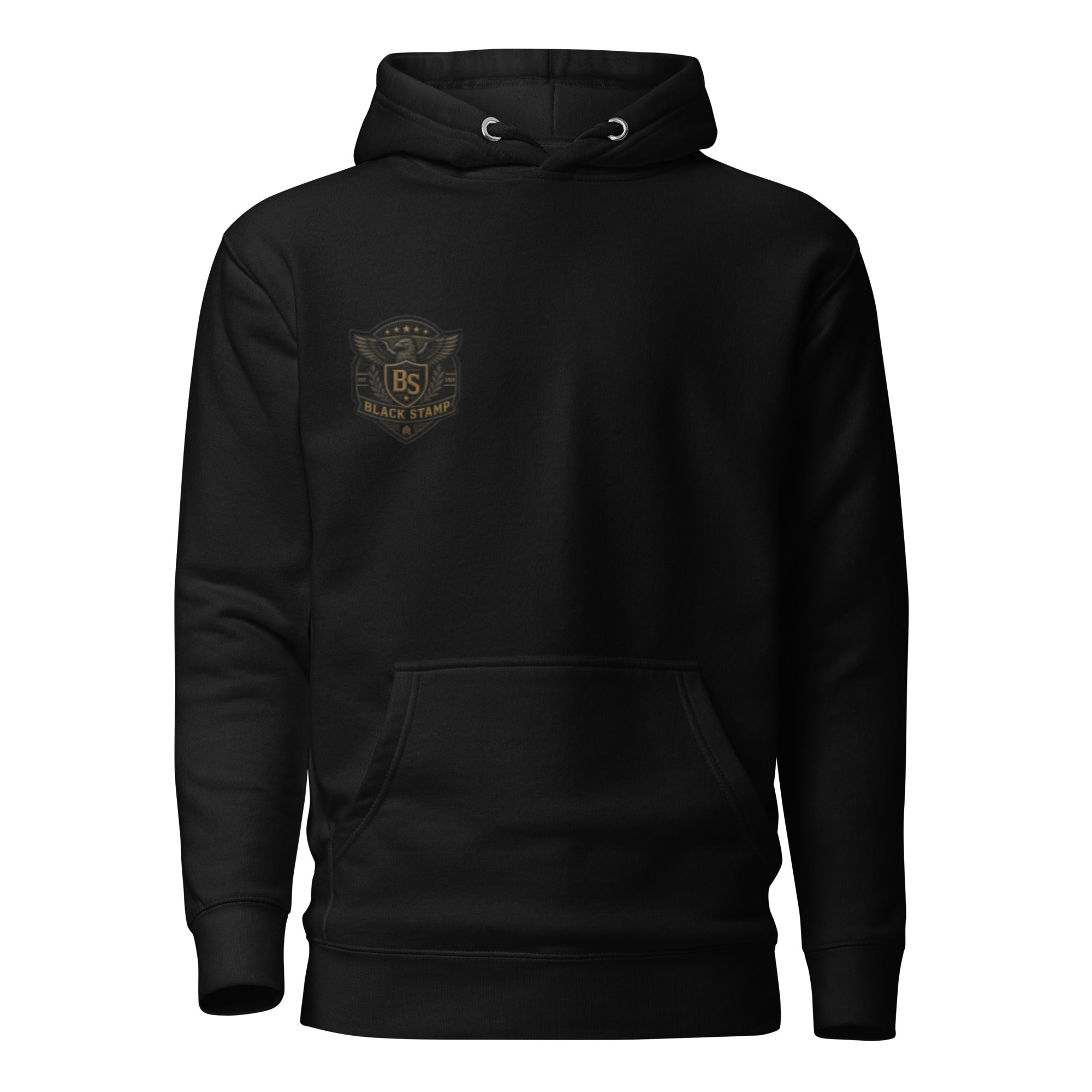 BlackStamp Pinup Girl With Glock Unisex Hoodie premium hoodie, product image 2