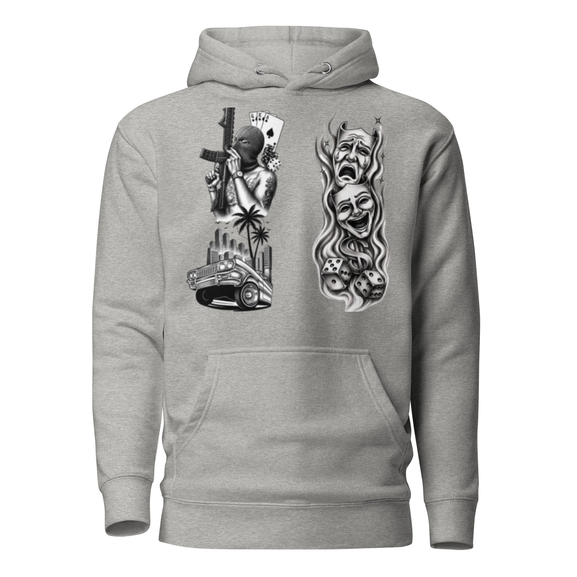 BlackStamp Crime and Chaos Hoodie premium hoodie, product image 7