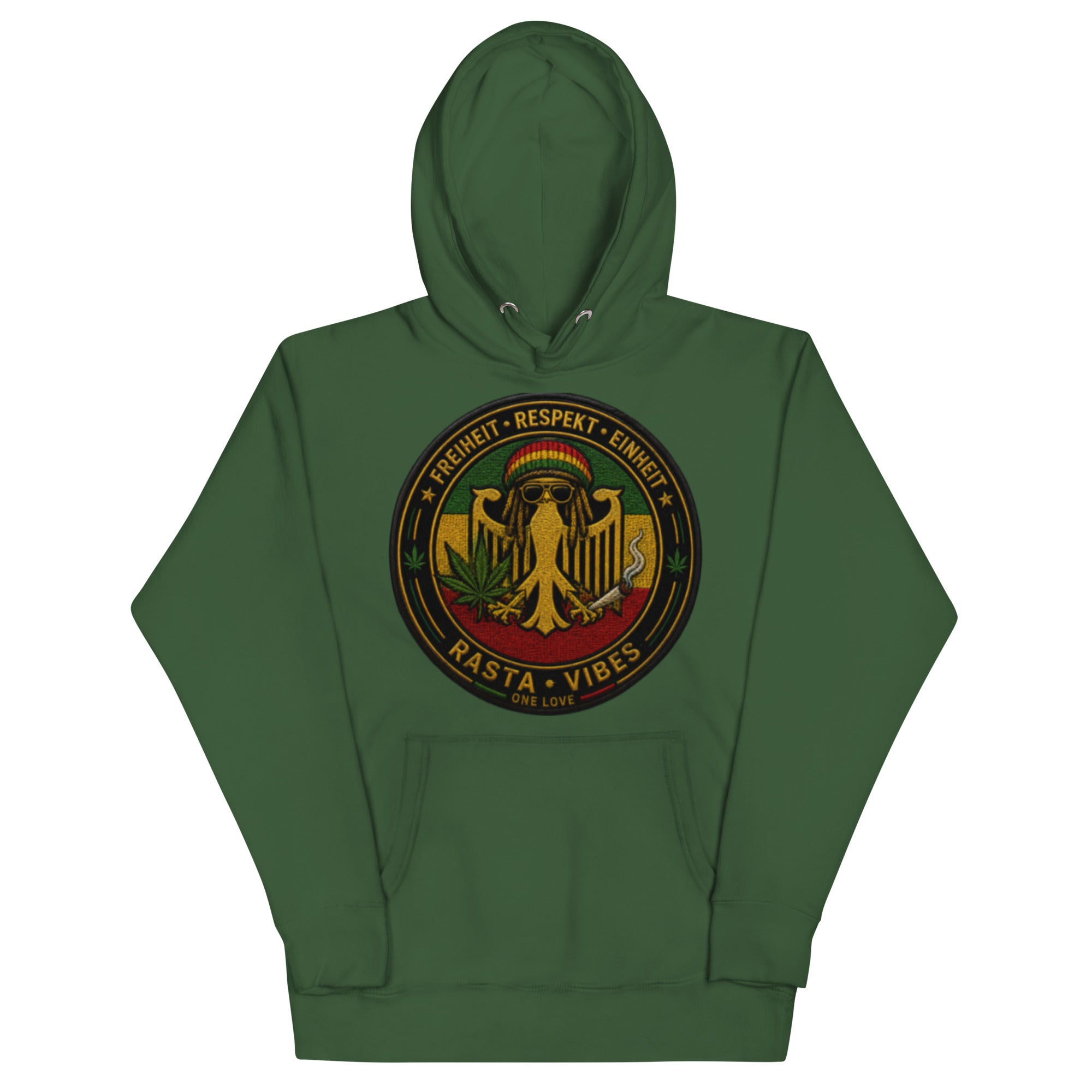 BlackStamp Rastafari Eagle Hoodie premium hoodie, product image 5