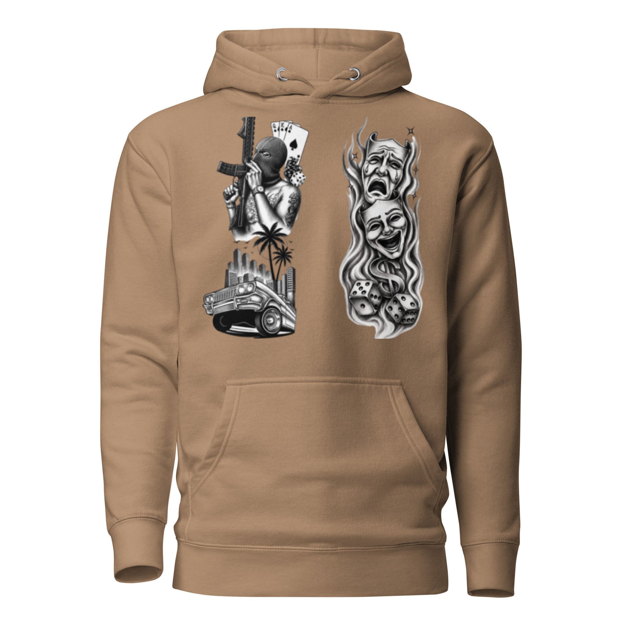 BlackStamp Crime and Chaos Hoodie premium hoodie, product image 5