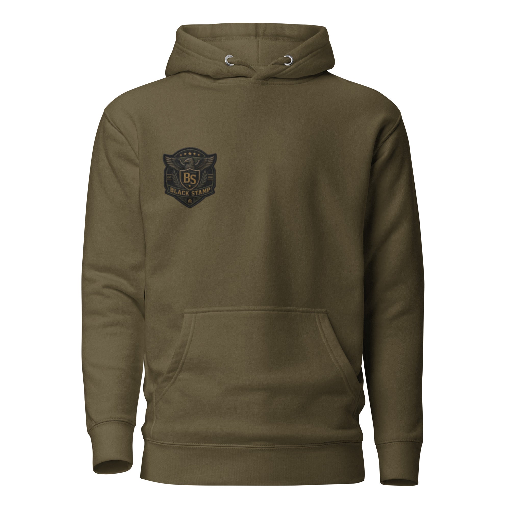 BlackStamp Pinup Girl With Glock Unisex Hoodie premium hoodie, product image 7