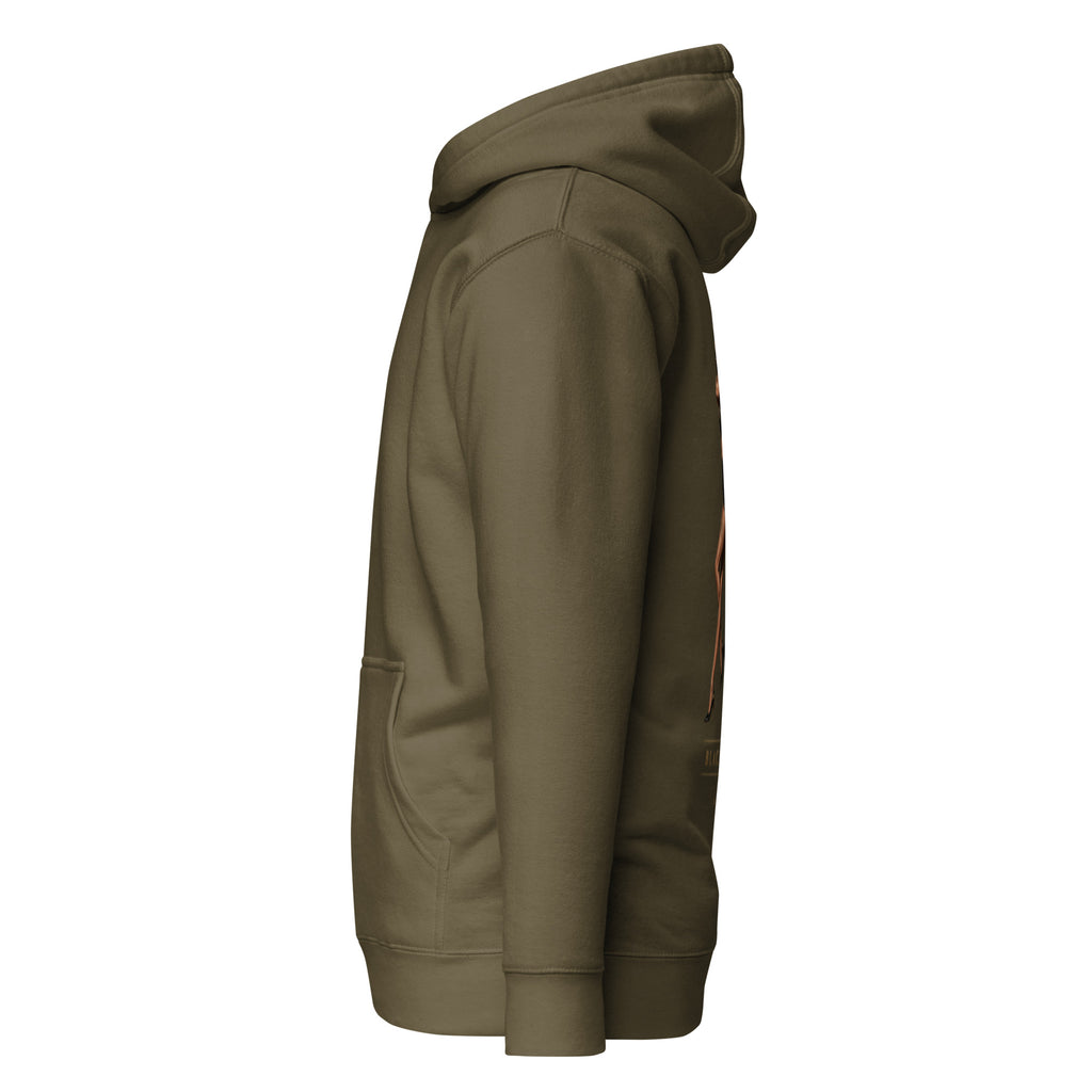 BlackStamp Pinup Girl With Glock Unisex Hoodie premium hoodie, product image 30