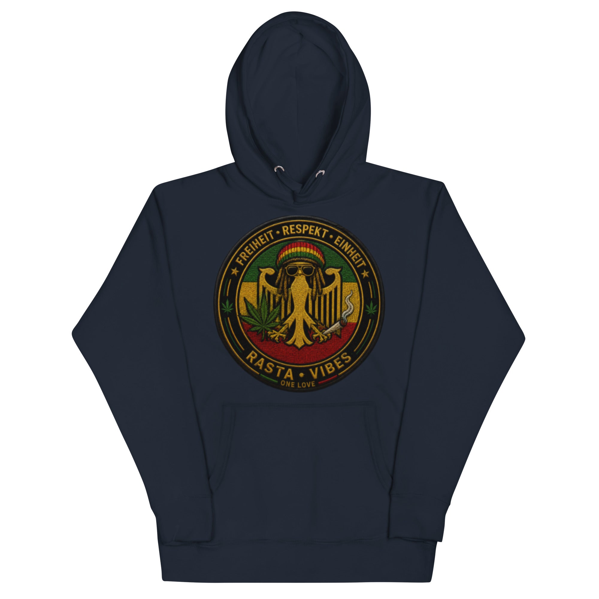 BlackStamp Rastafari Eagle Hoodie premium hoodie, product image 2